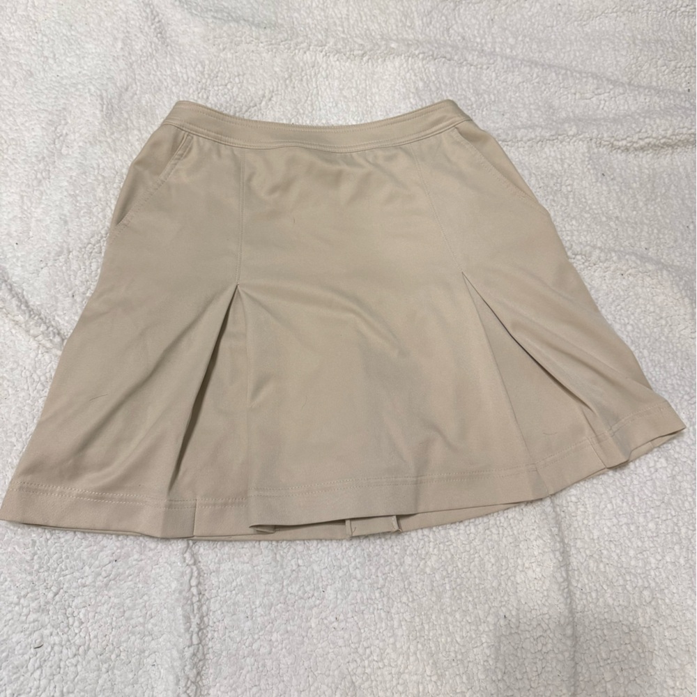 Tail Tan A-Line Pleated Tennis Skirt